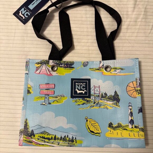 Scout Tiny Package Reusable NC Dachshund Appalachian Gift Tote Bag NWT - Picture 1 of 1